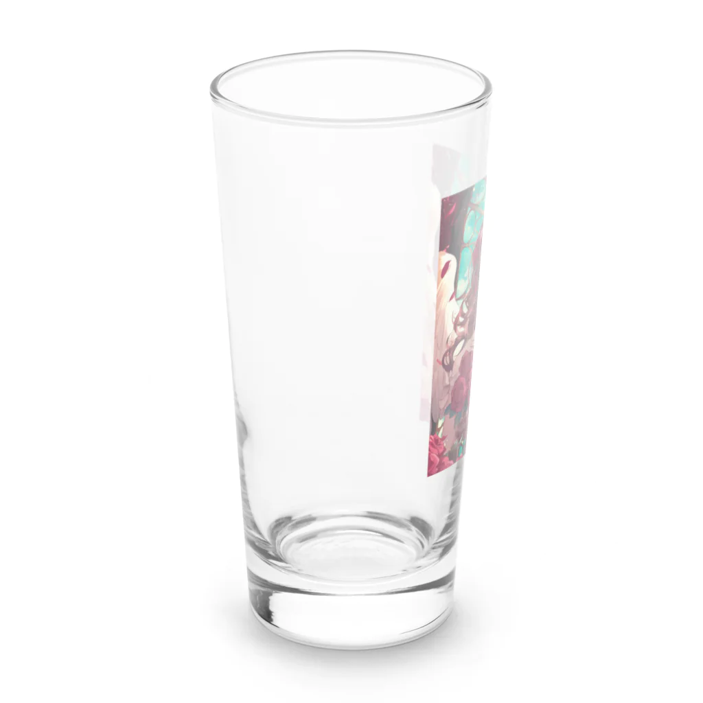 AQUAMETAVERSEのバラ好きの女性　なでしこ1478 Long Sized Water Glass :left