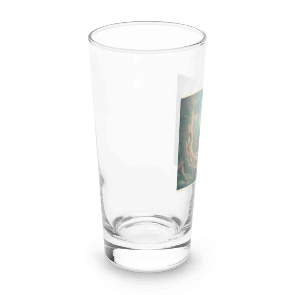 バナナシェアハウスの幻想の古代遺跡 Long Sized Water Glass :left