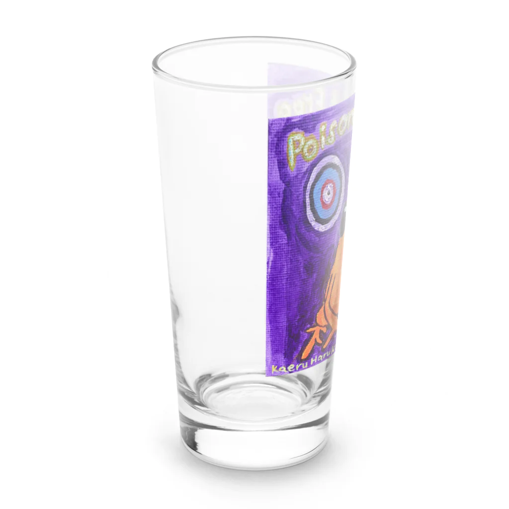 かえるはるきのこ（RURUKO)のモウドクフキヤガエル Long Sized Water Glass :left