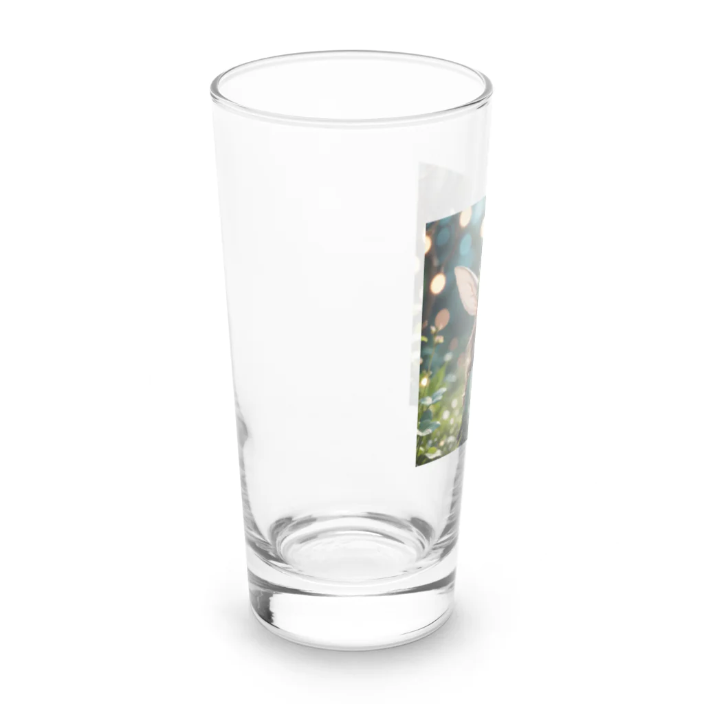 atto_usagiのフェアリーローズうさぎ Long Sized Water Glass :left