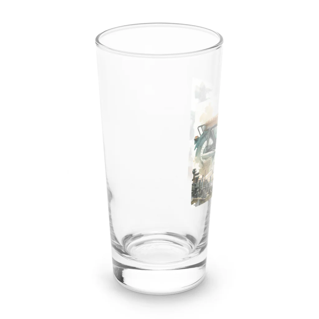 ヨーカズのバイク女子サキ Long Sized Water Glass :left