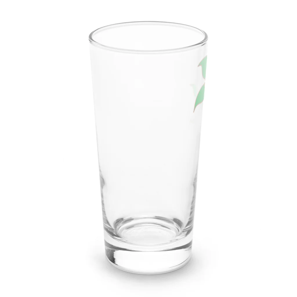 So湖いらの「誕生月花びわこ」10月キンモクセイロンググラス Long Sized Water Glass :left