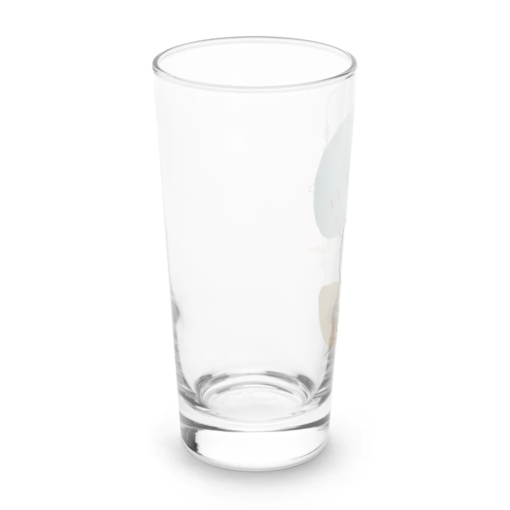 monstersのwinter（背景透過ver） Long Sized Water Glass :left