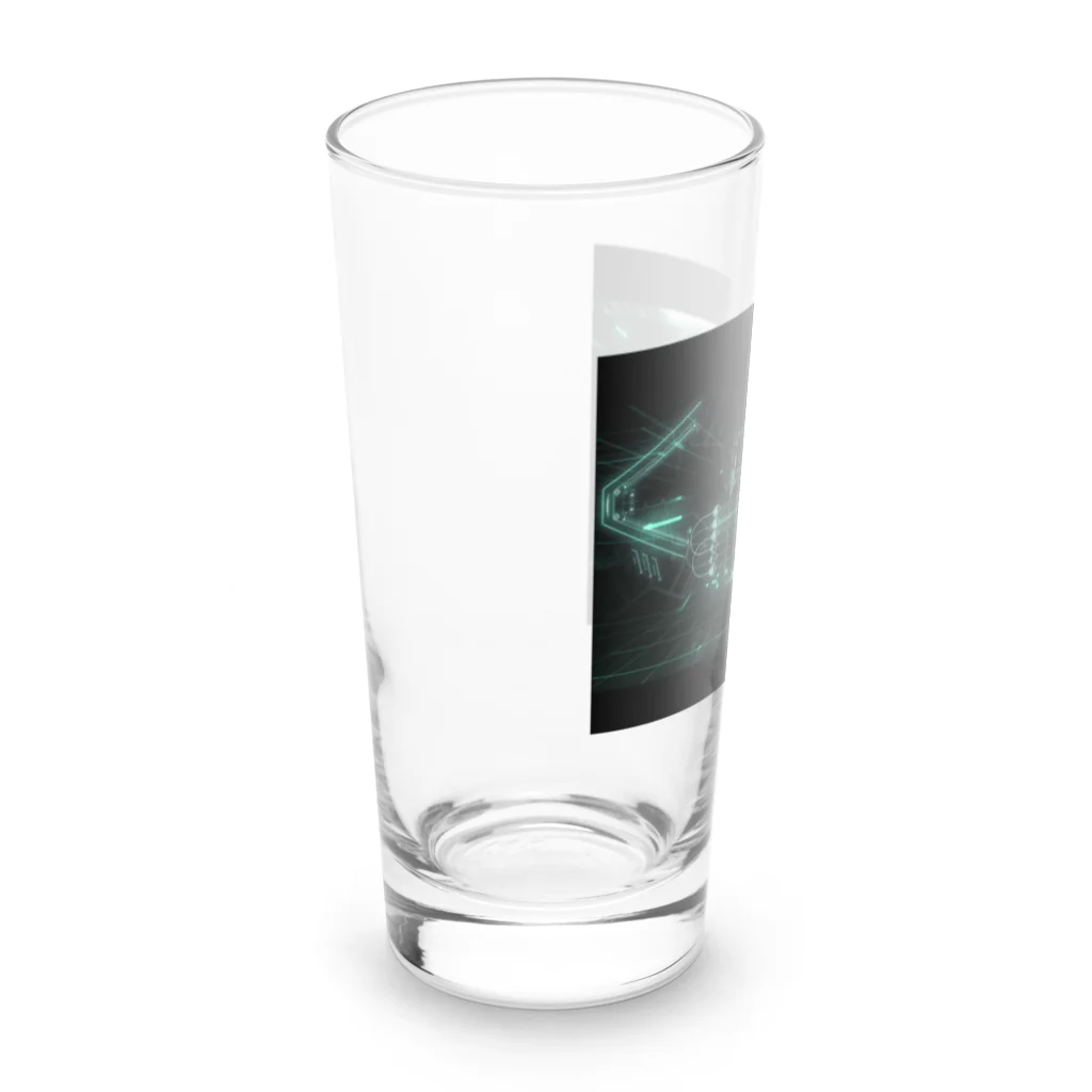 きままにまにまにのサイバーネティック・オデッセイ Long Sized Water Glass :left