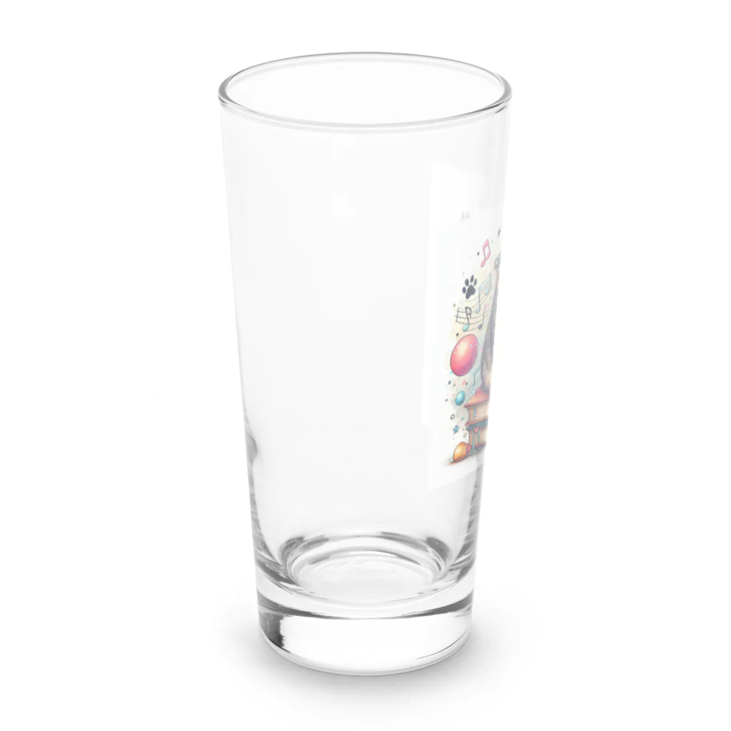 Akiraの猫 Long Sized Water Glass :left