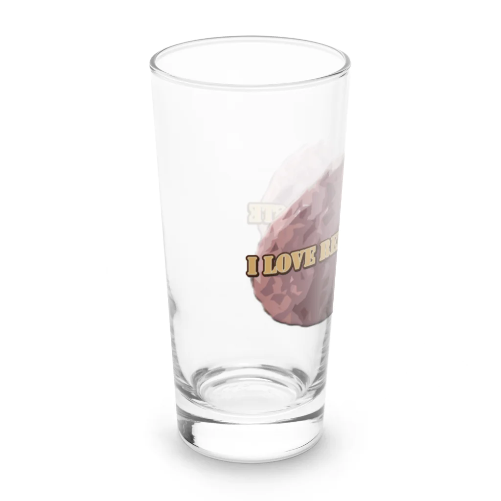 牛川 暗のグッズショップのあんこ好き Long Sized Water Glass :left