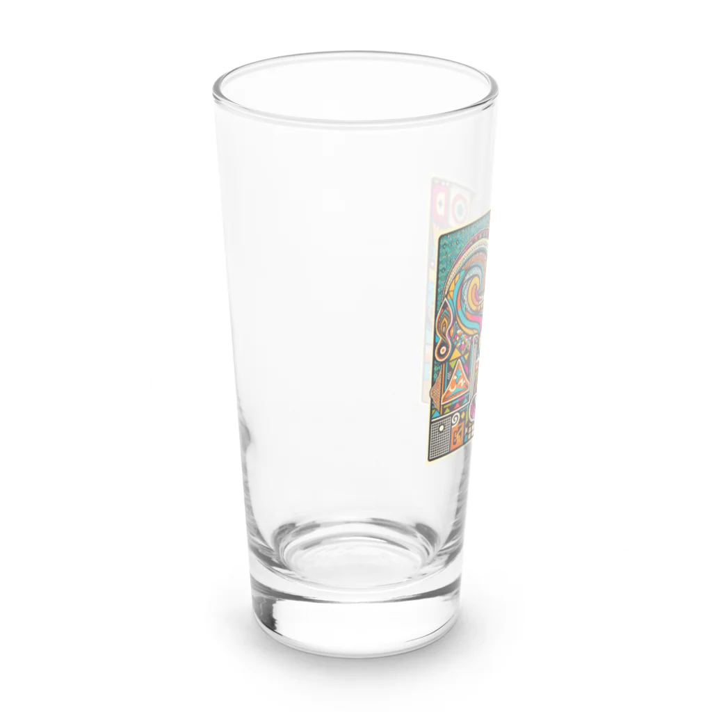 yumekanaのレトロな雰囲気が漂う、ユニークなデザイン。 Long Sized Water Glass :left