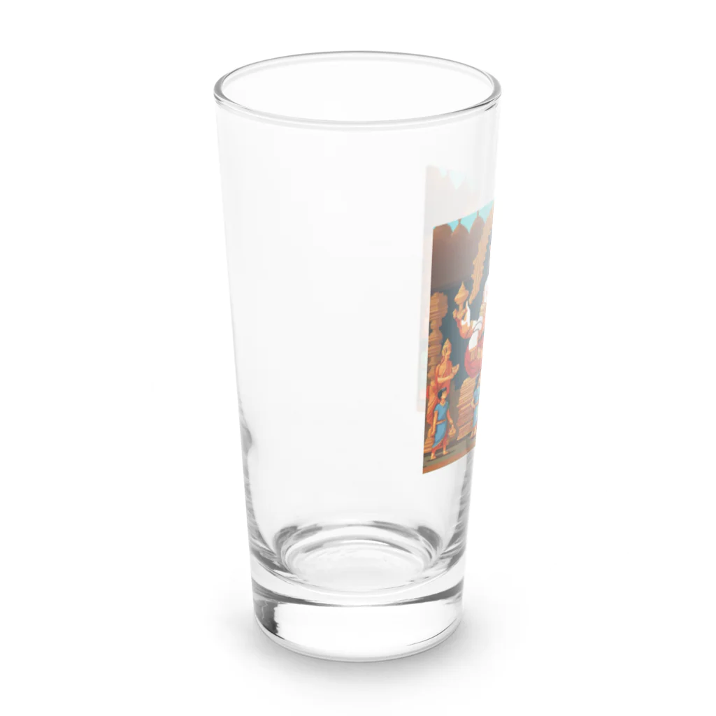 ganeshaの知識を共有するガネーシャ Long Sized Water Glass :left