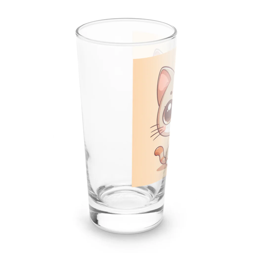 yos-1292583のねこニコばん Long Sized Water Glass :left