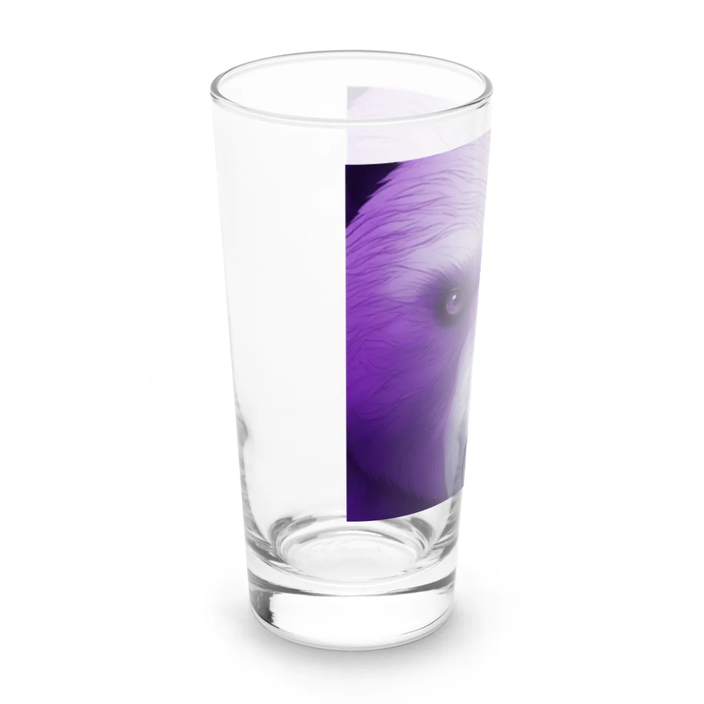 kumanekosanndaisukiの厳ついお顔の熊さん Long Sized Water Glass :left