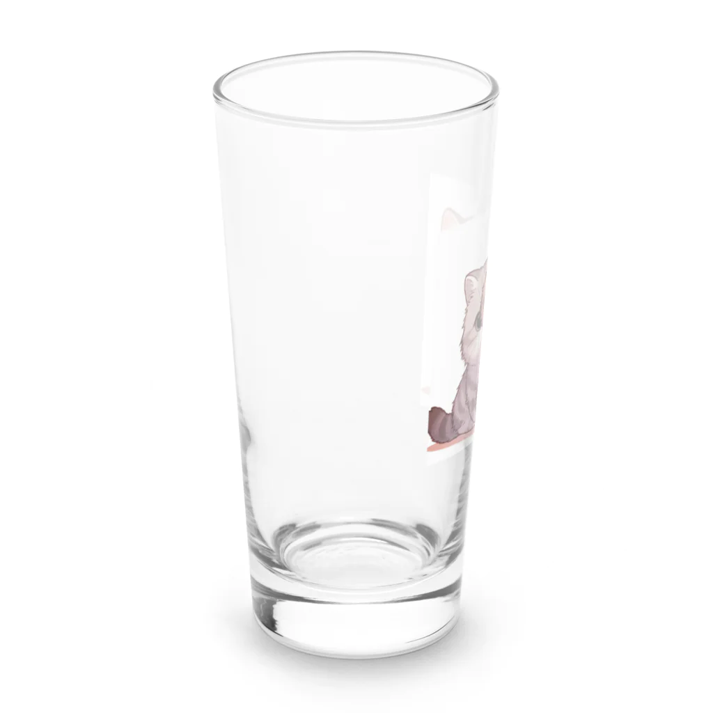 シマのかわいい子猫の兄弟 Long Sized Water Glass :left