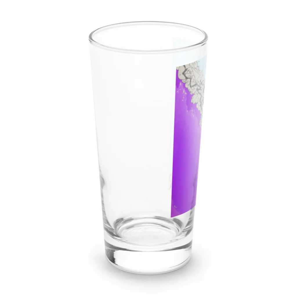 BEYOND_BEYONDの紫浄土 Long Sized Water Glass :left