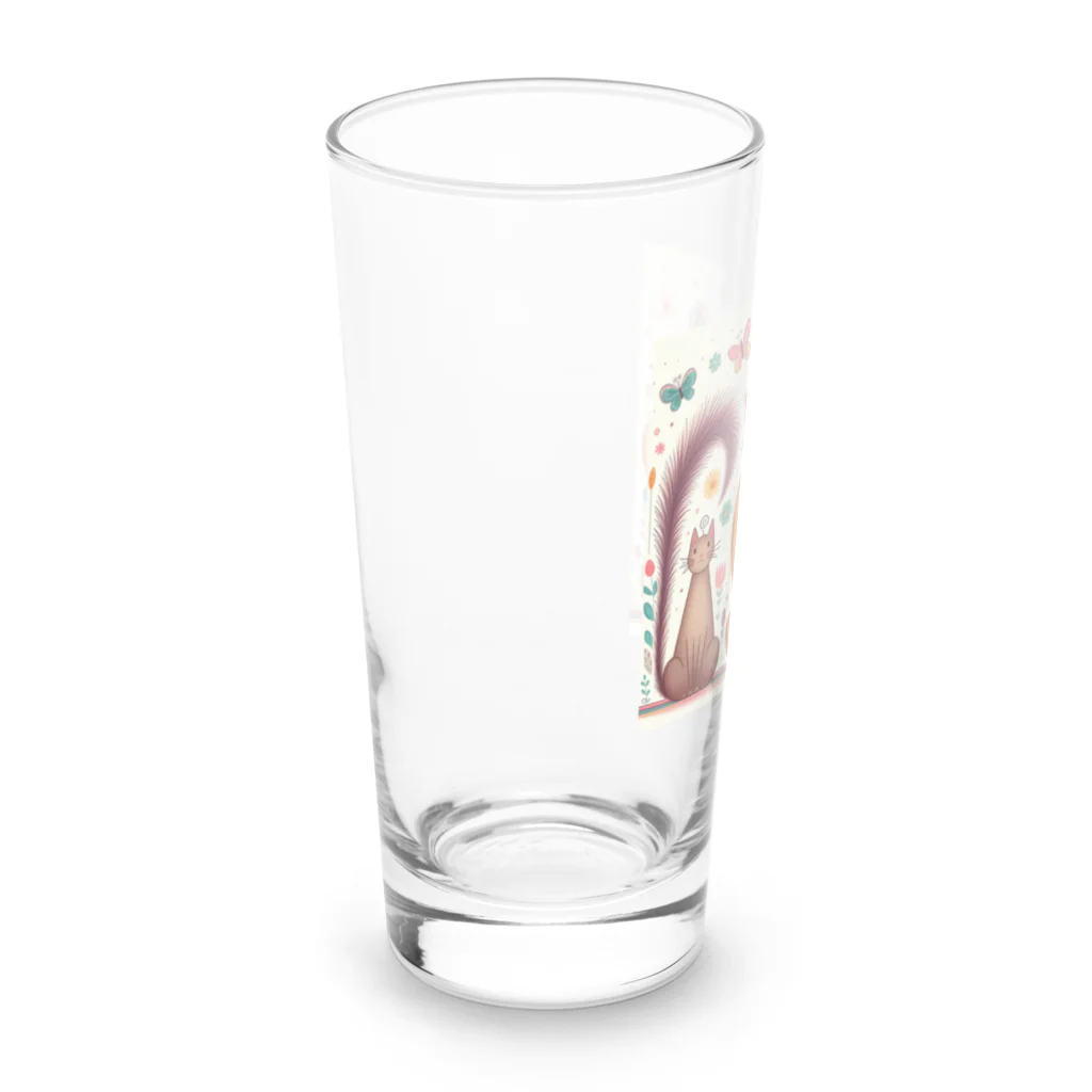 Akiraの猫 Long Sized Water Glass :left