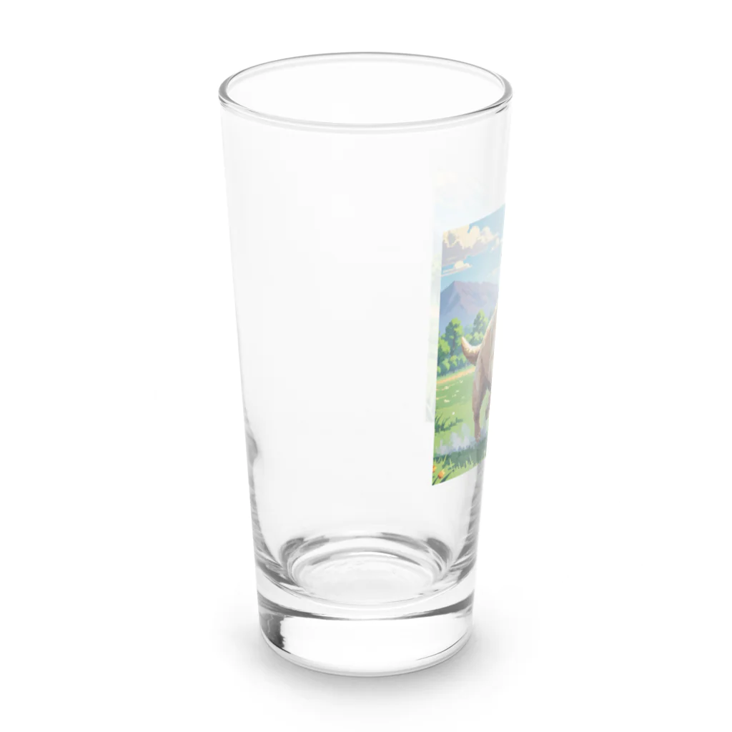 MK76のi♡ラブラドルレトリバー Long Sized Water Glass :left