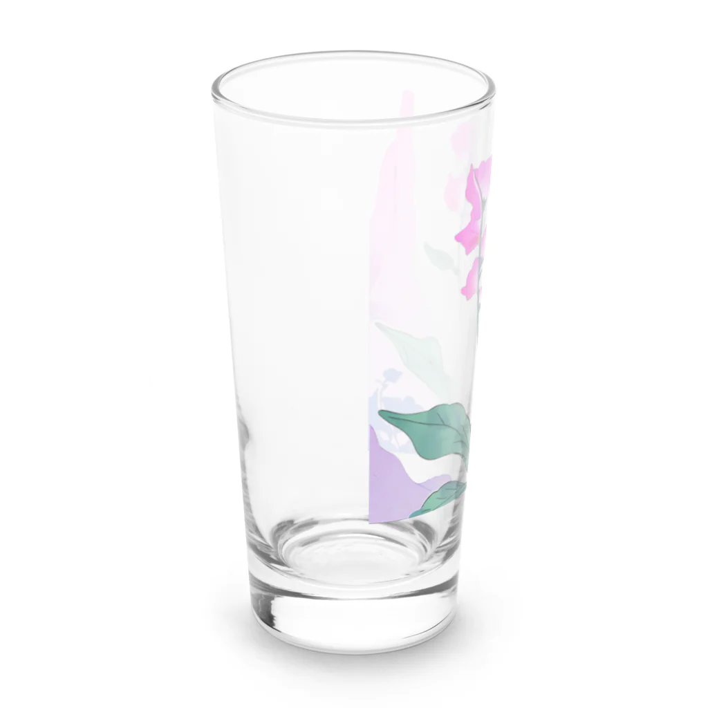 RetrowaveFlowerのRetrowaveFlower-スイートピー- Long Sized Water Glass :left