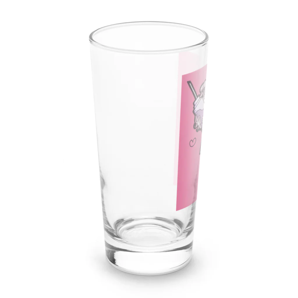 慧さんのお店🌷の看護ちゃん Long Sized Water Glass :left