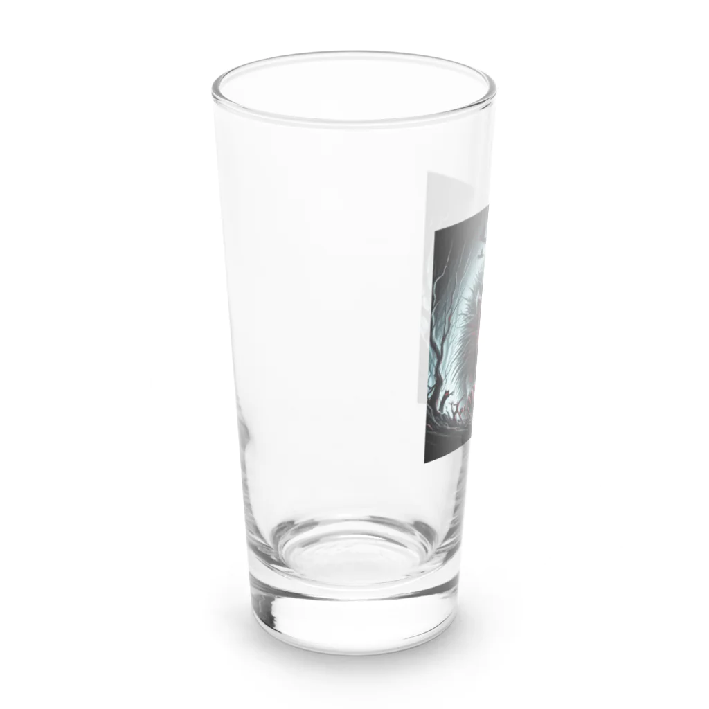 かんぱい工房のホラーハリネズミ Long Sized Water Glass :left