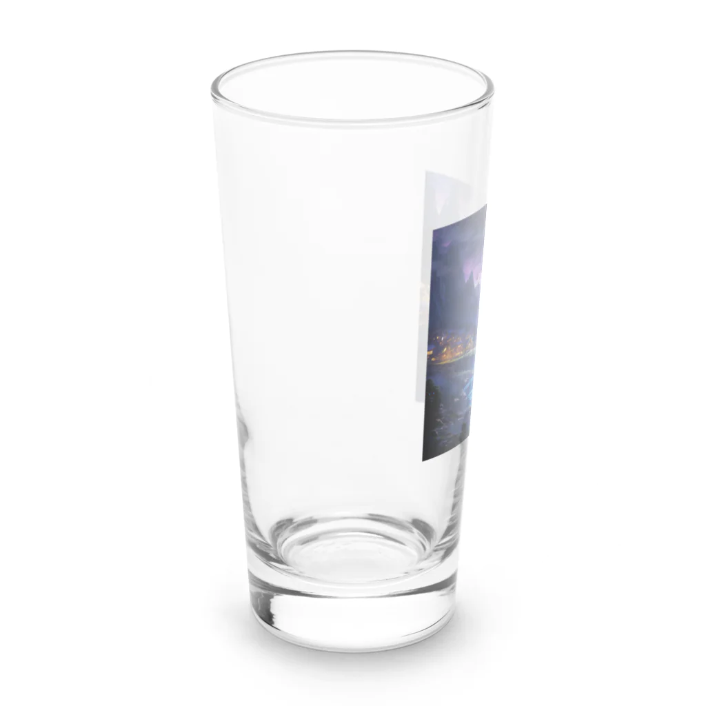 AQUAMETAVERSEの夜空　なでしこ1478 Long Sized Water Glass :left