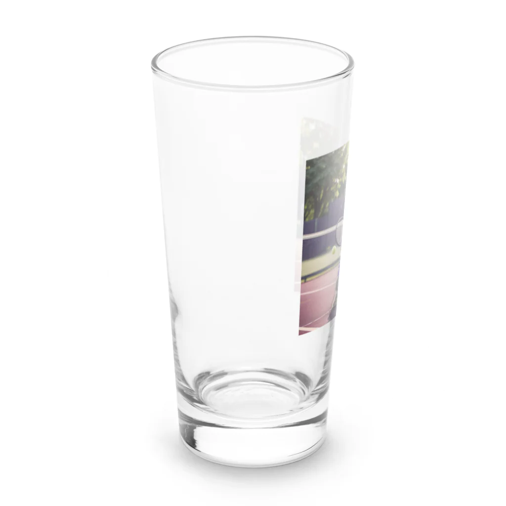 SmilePineのもふもふプリンセスのテニス Long Sized Water Glass :left