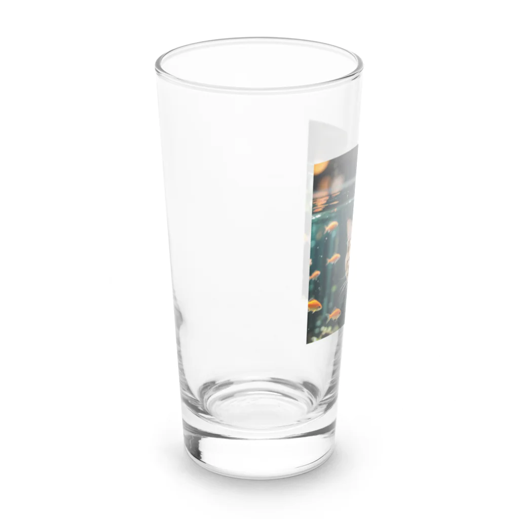 miyabi1116の水槽と猫 Long Sized Water Glass :left