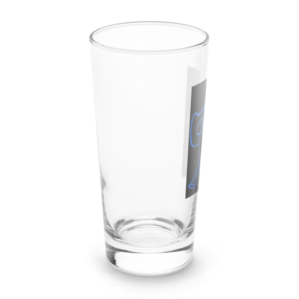 shabadabakayouのキマっちゃってるゾウ Long Sized Water Glass :left