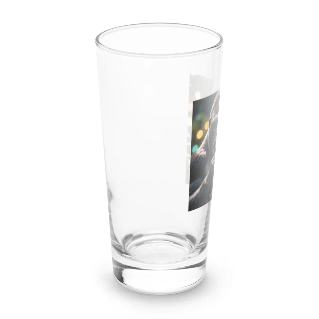 fumi_sportsのボイパしてるゴリラ Long Sized Water Glass :left