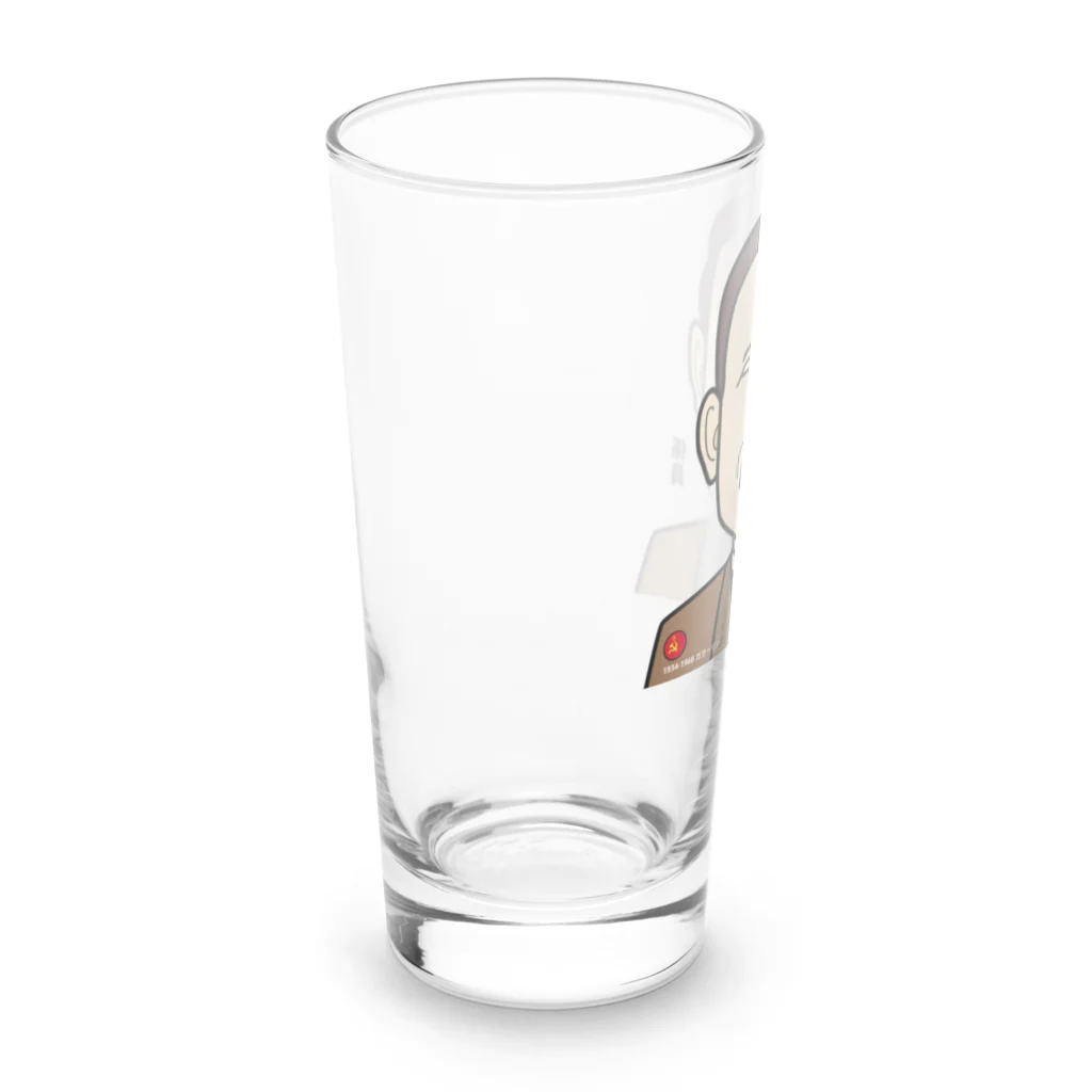 B-catのだじゃれ偉人シリーズ「ガガーリン」 Long Sized Water Glass :left