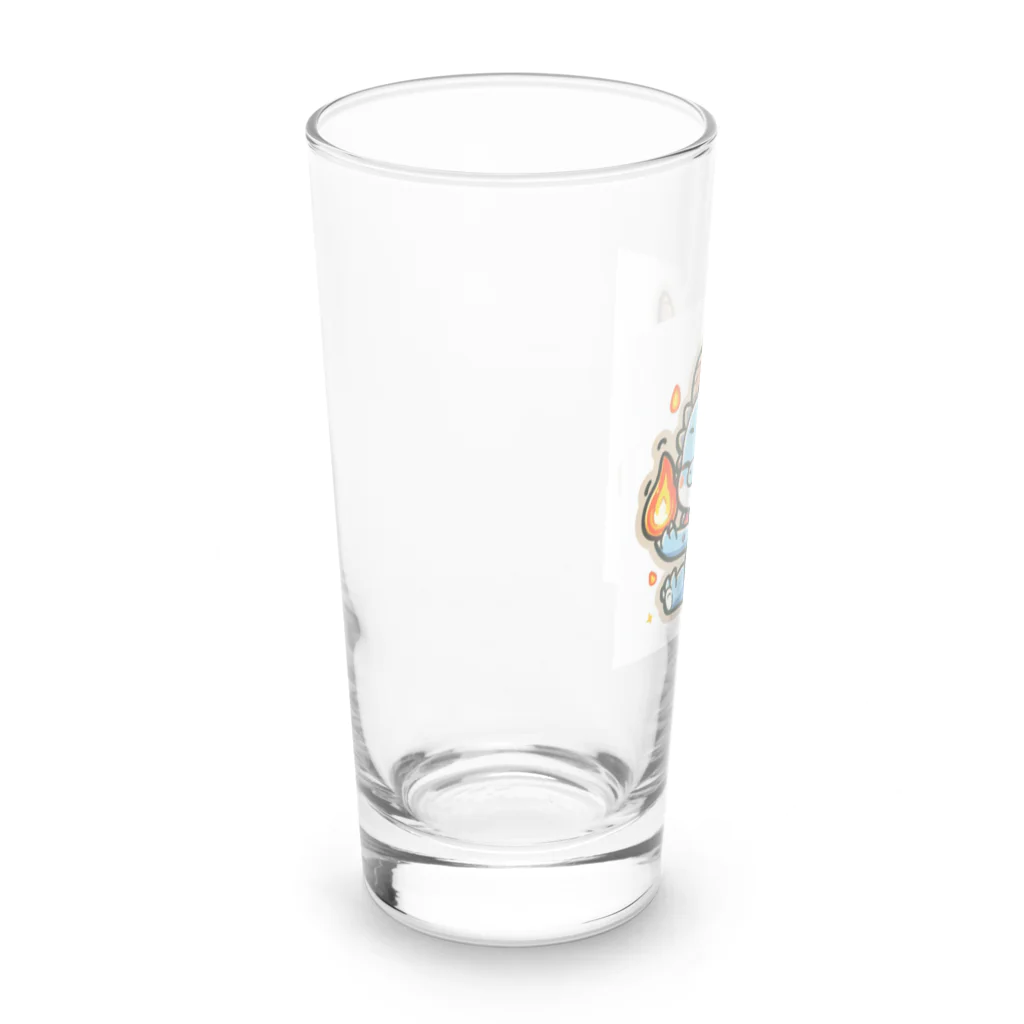 scarlet358のドラゴンくん Long Sized Water Glass :left