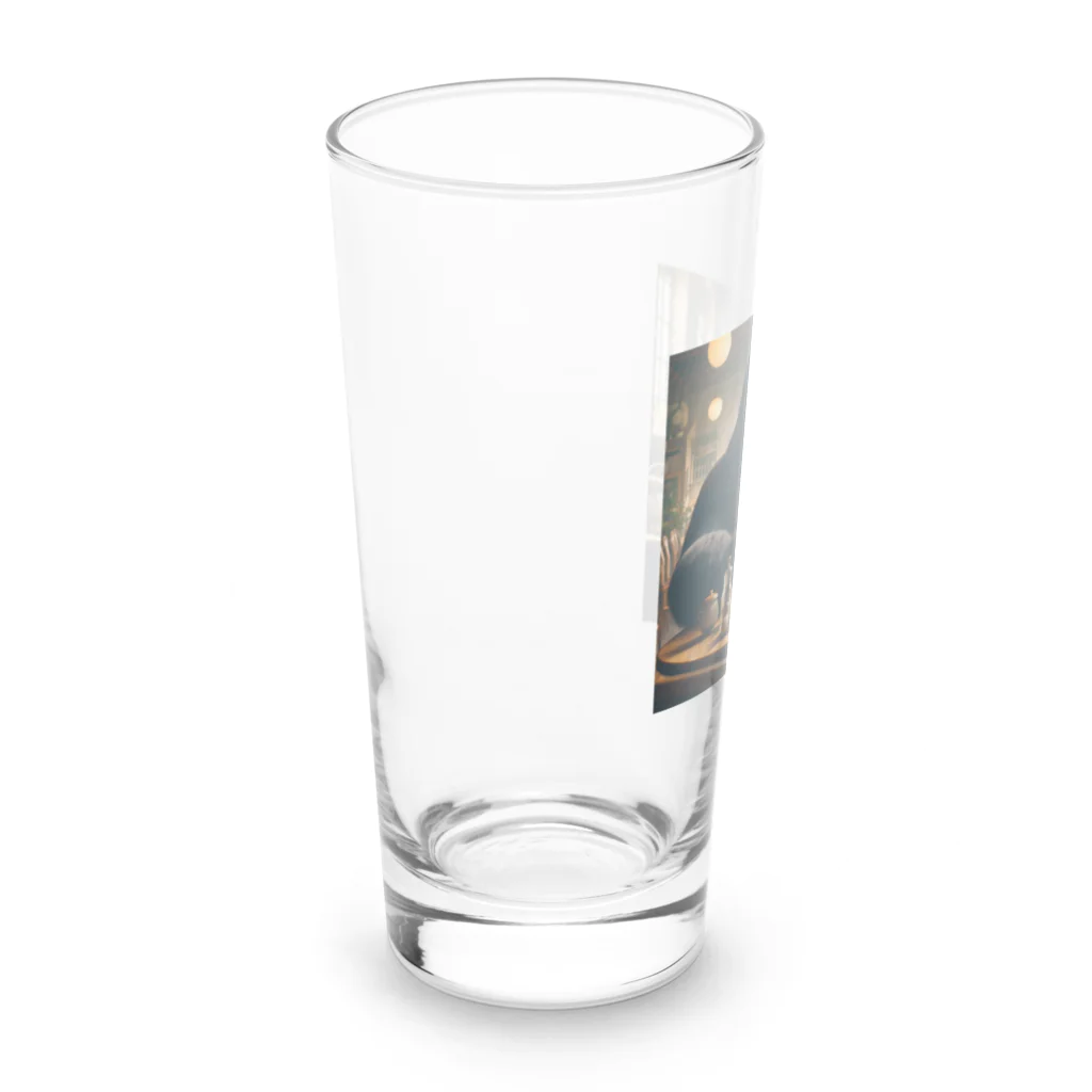 strange life of animalsのちょっと一息 Long Sized Water Glass :left