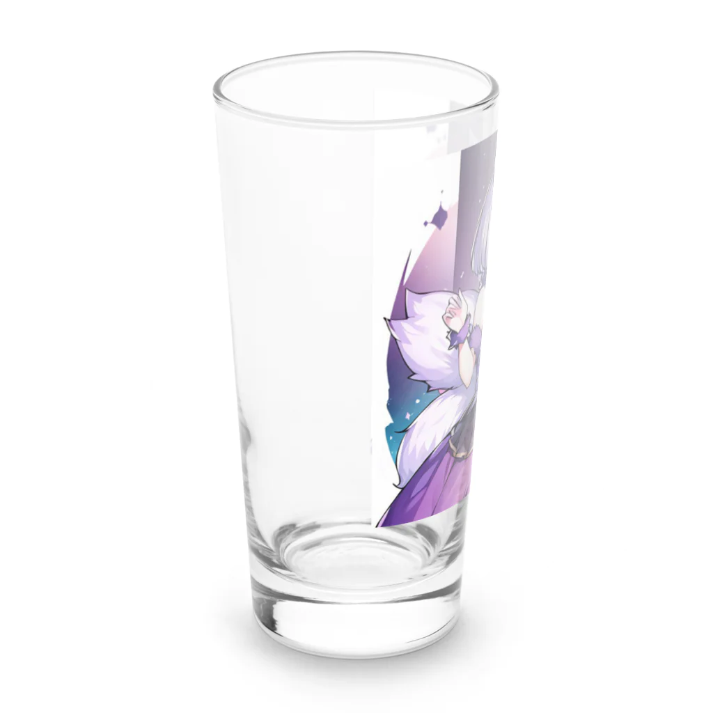 LONGSTONEのパープルフォックス美少女 Long Sized Water Glass :left