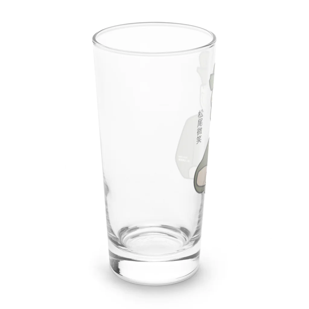 B-catのだじゃれ偉人シリーズ「松尾芭蕉」 Long Sized Water Glass :left