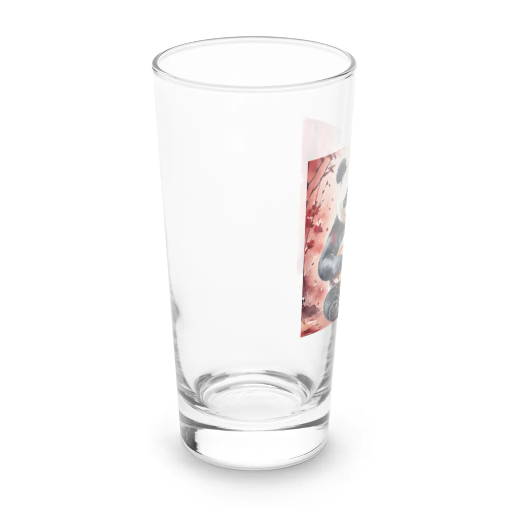 uribo0626のギターパンダ Long Sized Water Glass :left