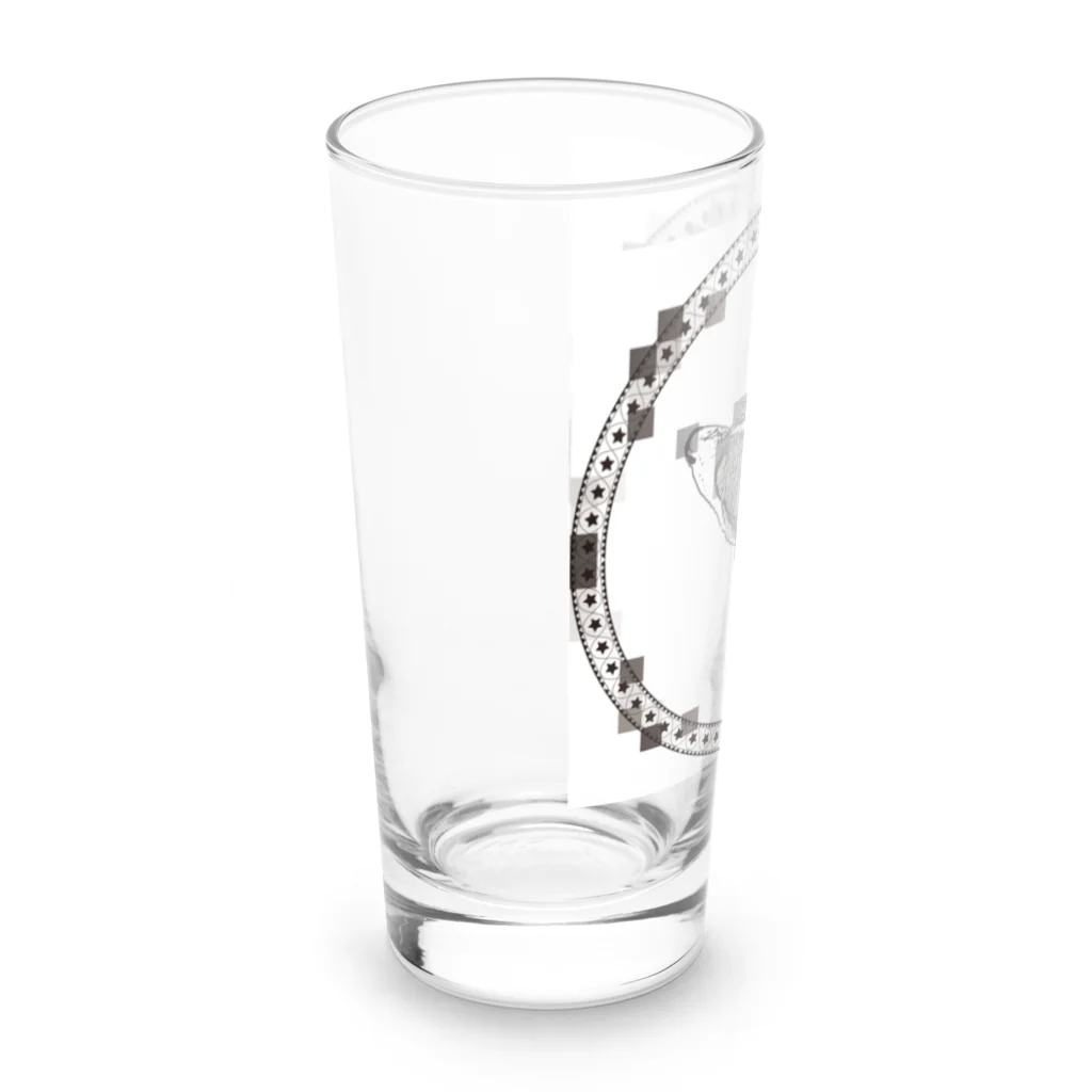 clarice-designのクールなワンちゃん Long Sized Water Glass :left