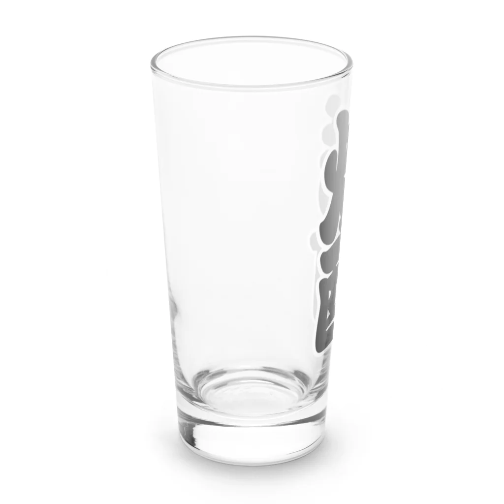 お絵かき屋さんの「焼酎」の赤ちょうちんの文字 Long Sized Water Glass :left