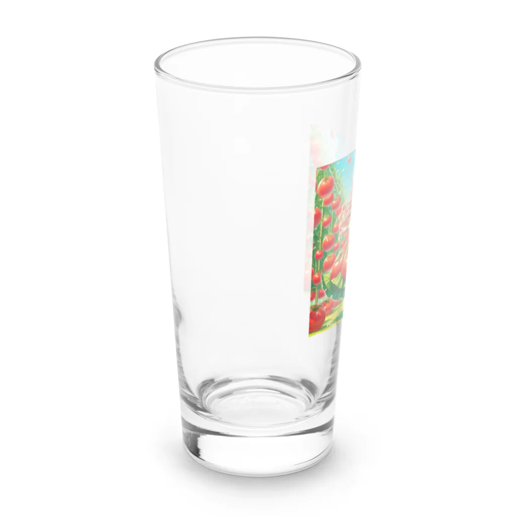 bottaの可愛い、トマト、リコピン Long Sized Water Glass :left