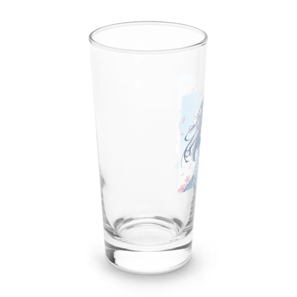 Gray’s shopのそらちゃん Long Sized Water Glass :left
