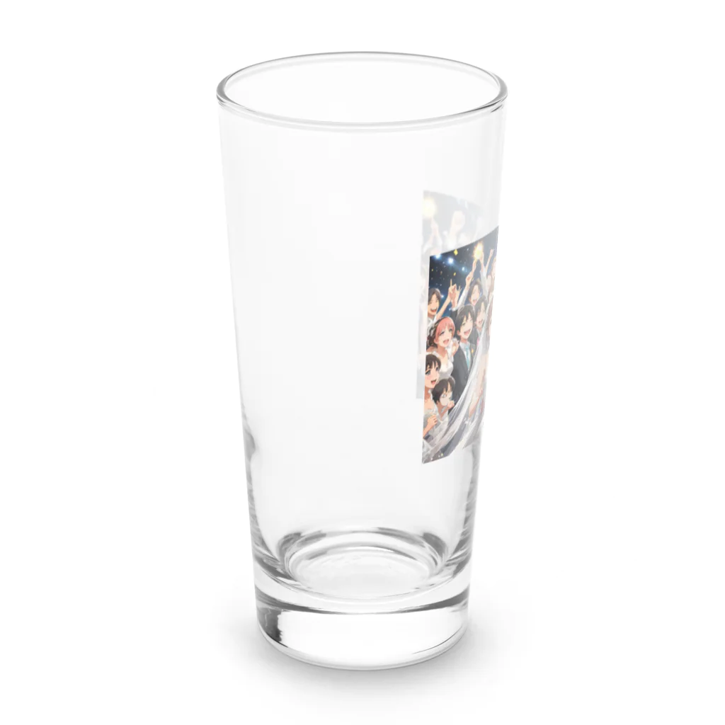 studio eizoの結婚式でハッピー♡ハッピー！ Long Sized Water Glass :left