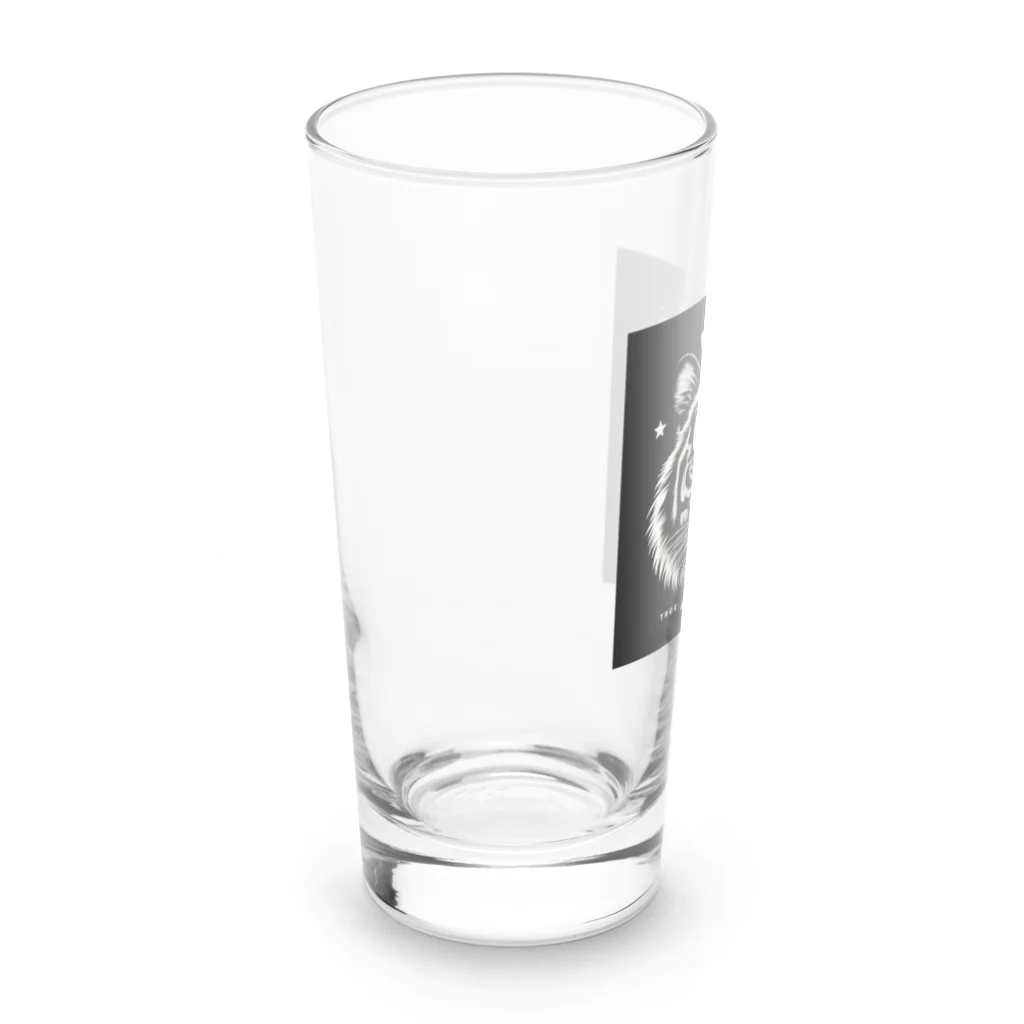 アメリカンデザインのタイガー柄グラス Long Sized Water Glass :left