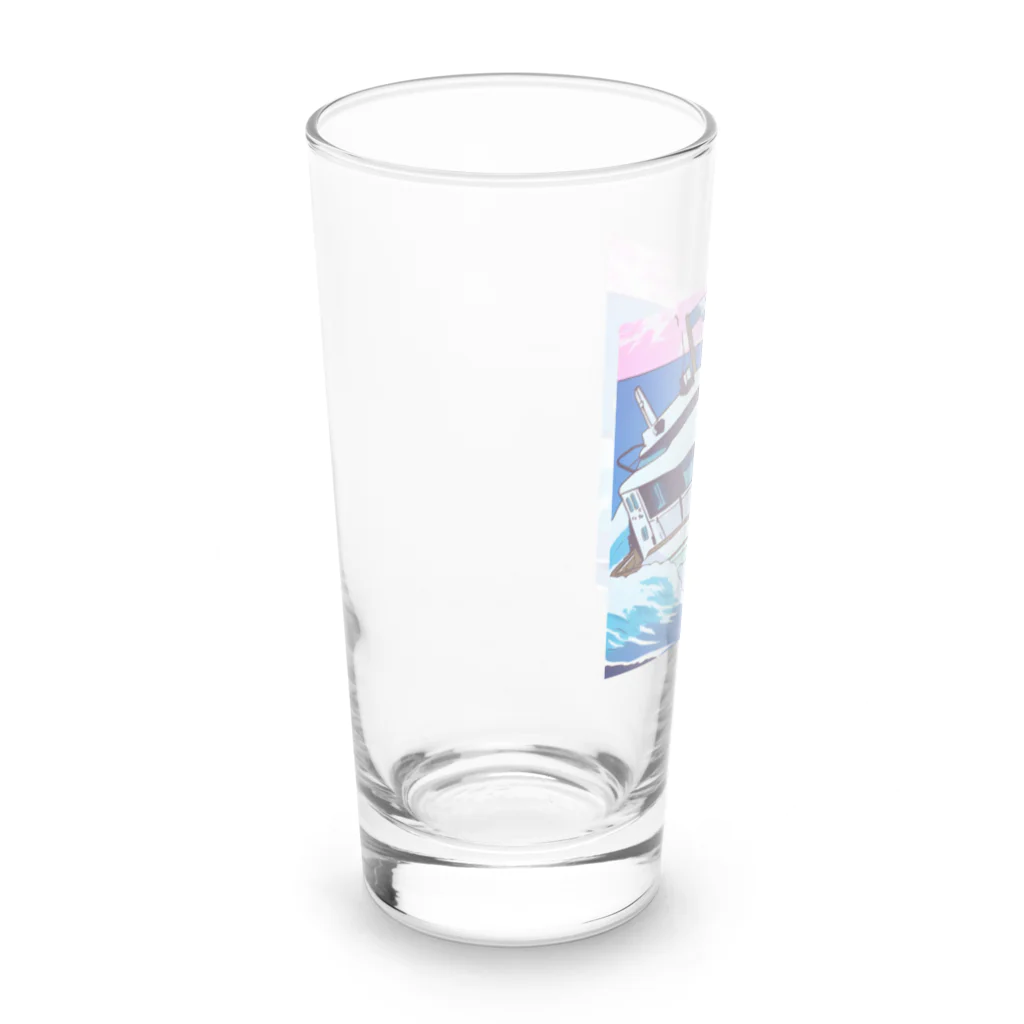 マダイ大佐の補給廠のボート Long Sized Water Glass :left