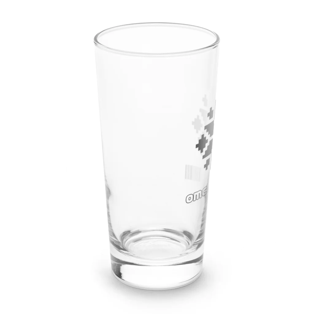 おもちショップの雪のドット結晶 Long Sized Water Glass :left