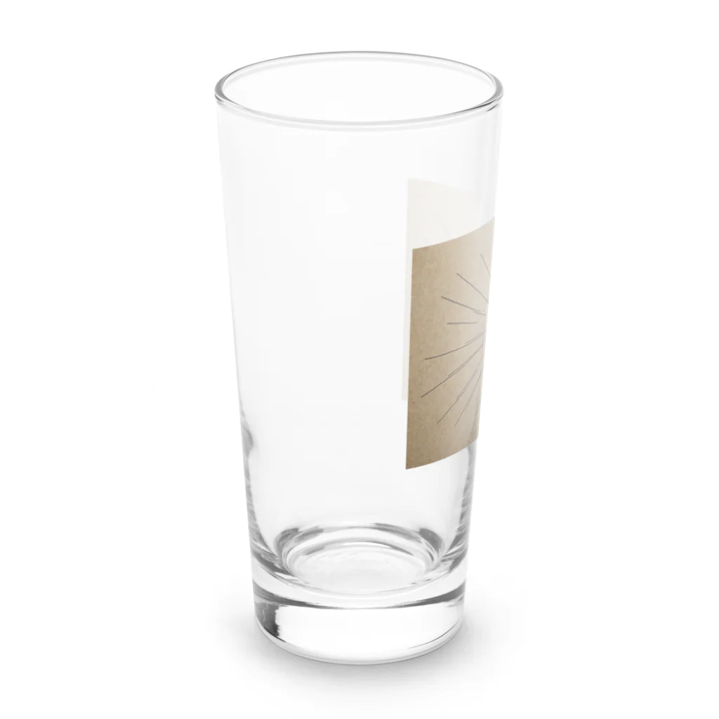 une belle pieceの手書き風　ハート Long Sized Water Glass :left