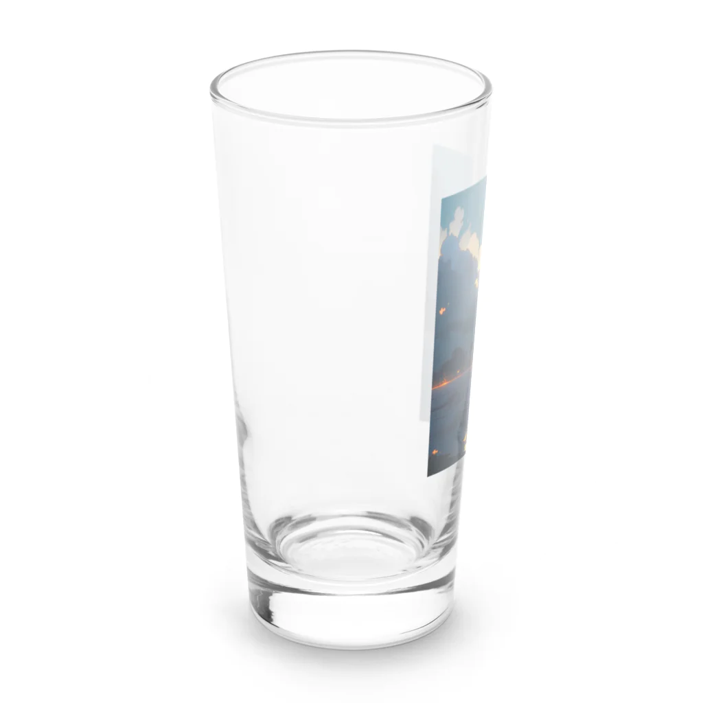 AQUAMETAVERSEの漁り火　なでしこ1478 Long Sized Water Glass :left