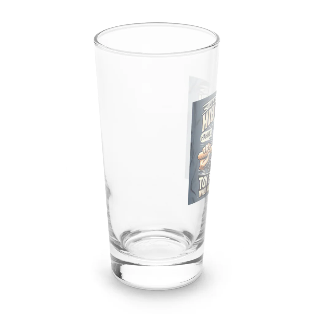 orijinalのジョークで笑いを！ Long Sized Water Glass :left