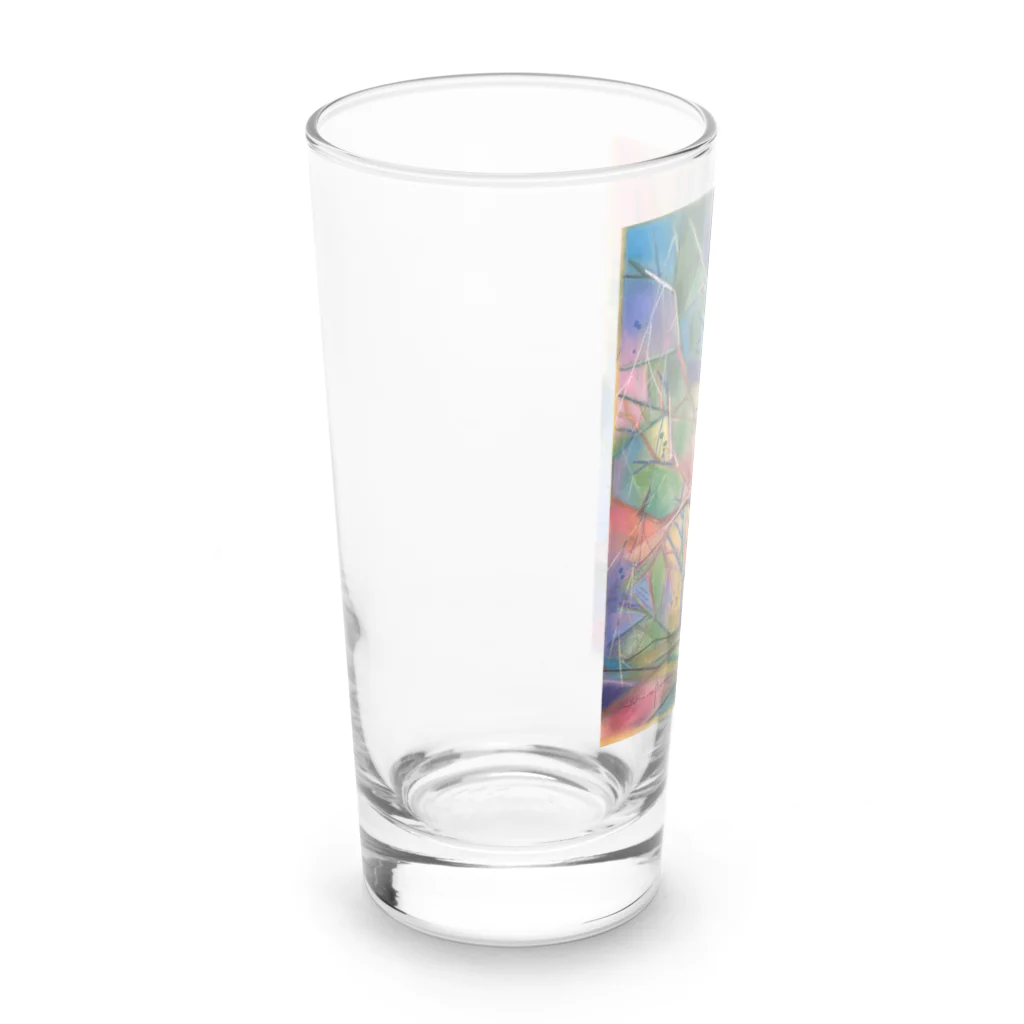 ateliershirabeのステンドグラスアート Long Sized Water Glass :left