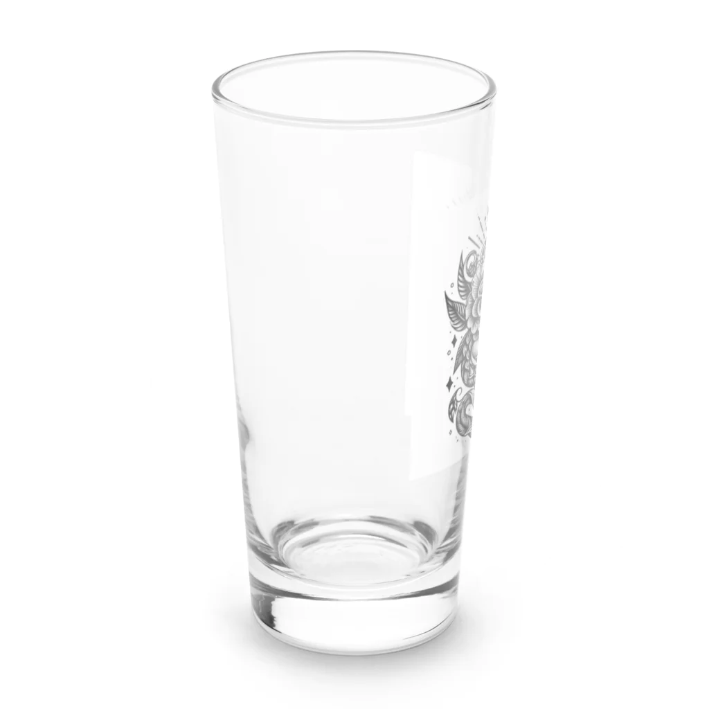 かなかなのタトゥーデザイン Tシャツ Long Sized Water Glass :left