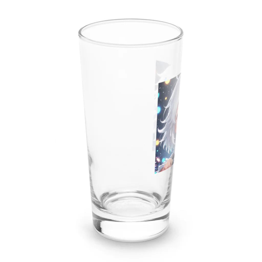 巫女スタぐらむのもふもふの美少女 Long Sized Water Glass :left