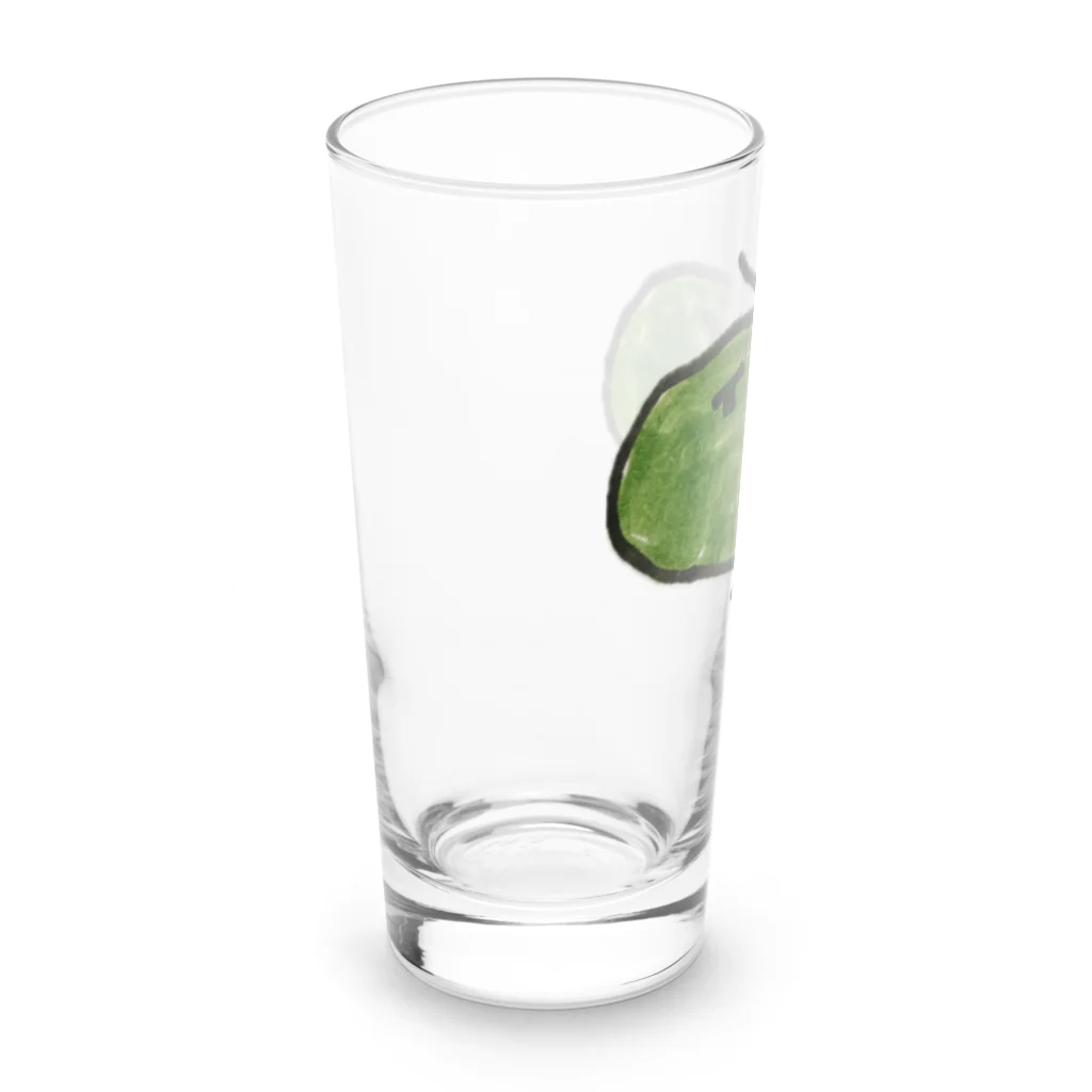 ココの謎の生物みちみ Long Sized Water Glass :left