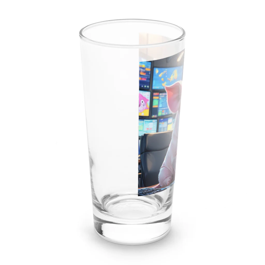 MTHの会社の市場戦略を検討するミニブタ Long Sized Water Glass :left