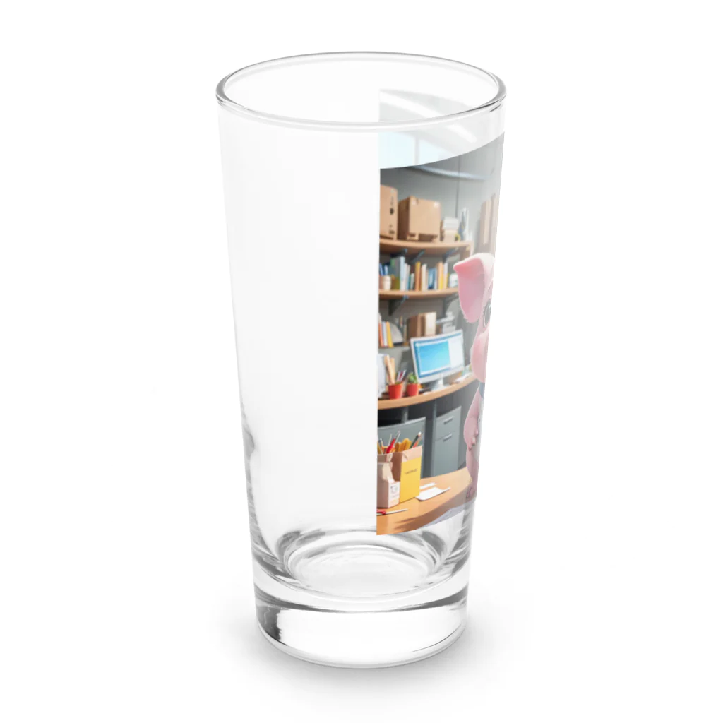 MTHの会社のぷろせすをするみにぶた管理製品開発 Long Sized Water Glass :left