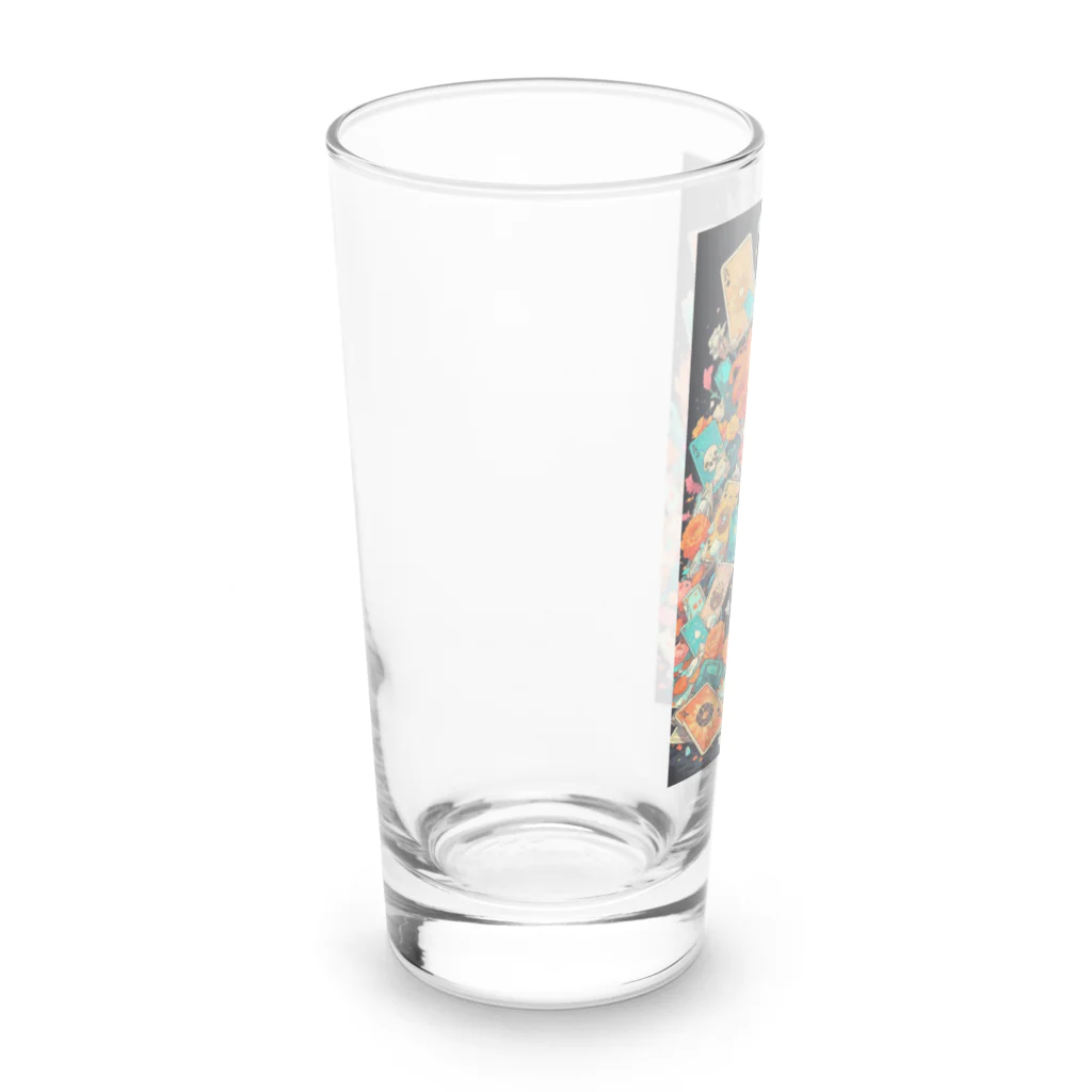 AQUAMETAVERSEのトランプ占いの少女 アメジスト 2846 Long Sized Water Glass :left